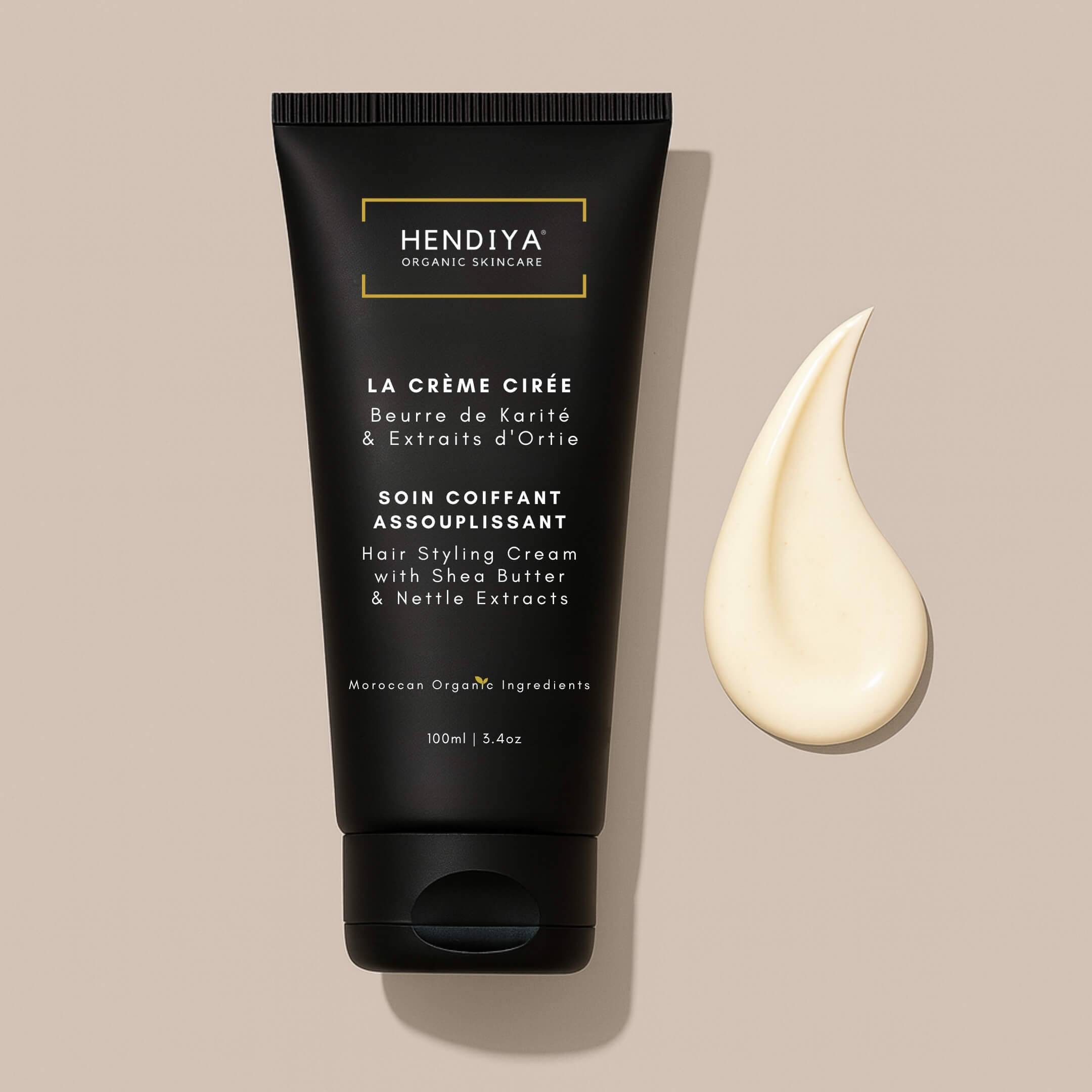 La Crème Cirée - Crème Coiffante au Beurre de Karité & Extraits d'Ortie