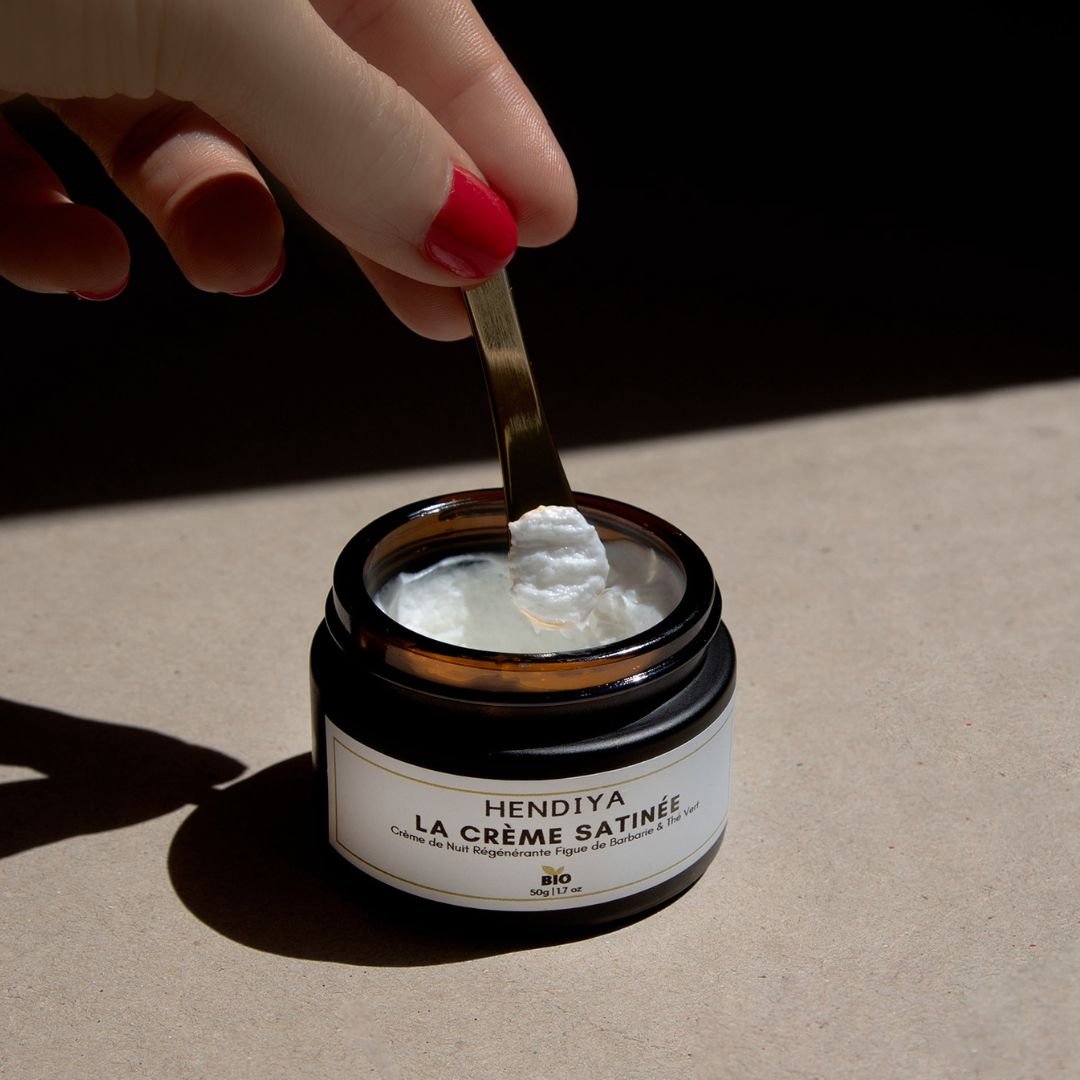 La Crème Satinée - Crème de Nuit Nourrissante Figue de Barbarie & Vitamine E
